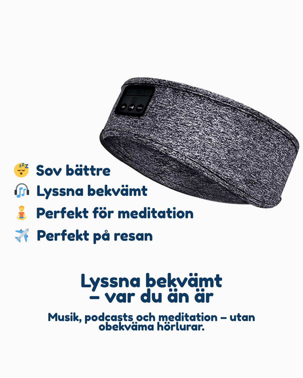 DREAMBAND TRÅDLÖST HÖRLURSPANNBAND